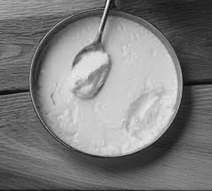 Plain curd