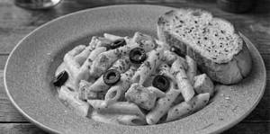 Non-veg Pasta Alfredo