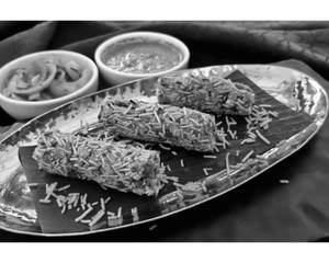 Subz Bhujia Seekh Kebab