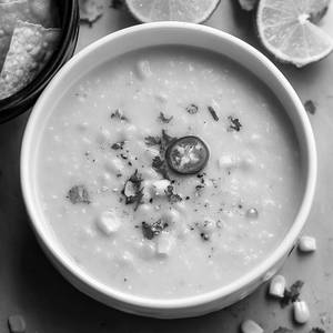 Roasted Corn & Cilantro Creamy Soup