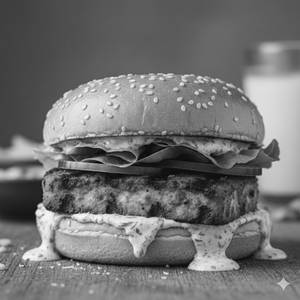 Double tikki burger