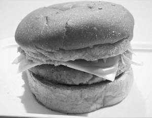 Aloo Tikki Cheese Burger