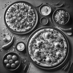 7" Veg Deluxe Pizza