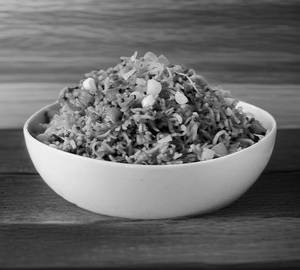 Schezwan egg fried rice