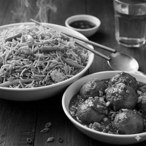 Fried Rice With Manchurian