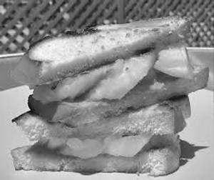 Jumbo pineapple sandwich