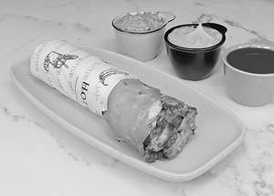 Chicken Egg Frankie Roll