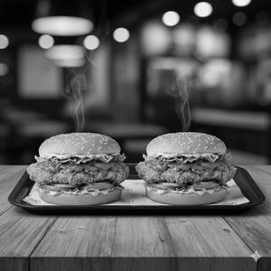 Meal For 2 Chicken Peri Peri Burger Combo