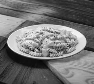 Fusilli creamy pasta