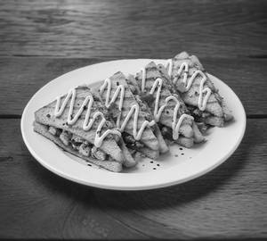 Paneer pizza sandwich