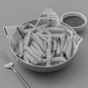 Plain Salted French Fries