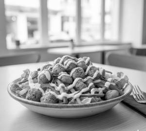 Soya chunks salad