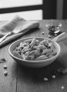 Red And White Mixed Pasta