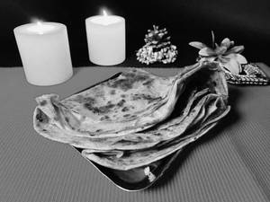 Pudina Khasta Paratha (1 Pc - Whole Wheat - 6 Layer)