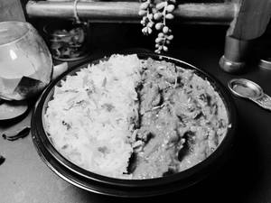 Mushroom Masala Rice Bowl