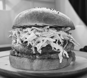 Coleslaw Burger With Cheese