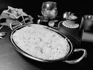 Ghee Rice (served With Kheera Raita)
