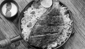 Fish biryani