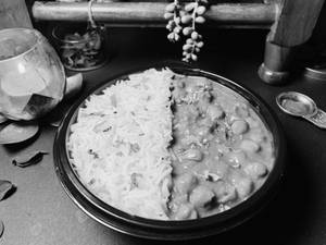 Punjabi Chole Rice Bowl