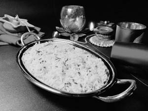 Jeera Rice (served With Kheera Raita)