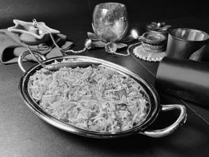 Chilly Onion Pulao (served With Kheera Raita)