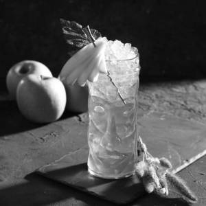 Green apple soda