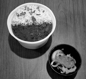 Mini Combo(rajmah+steam Rice+chutney Onion)