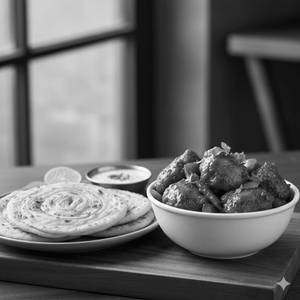Chilli chicken 4 pc & paratha 2 pcs combo