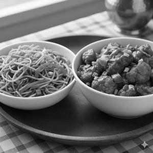 Gobi manchuriann and Veg Noodles