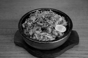 Mix Meat- Chicken, Prawn & Bacon) Stone Bowl