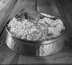 [500ml]Bechelor Spl Biryani+1Big Pcs Chicken(No Raita&Salad)