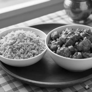 Gobi manchurian and Veg Fried Rice
