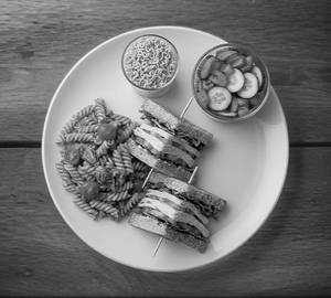 Mexican pizza+Pasta +Maggi + Salad