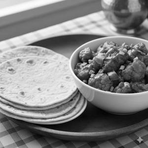 Gobi manchurian and 3 Roti