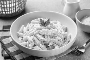 White Sauce Pasta(Veg)