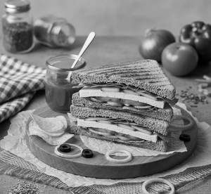 Grilled Cottage Cheese Sandwich