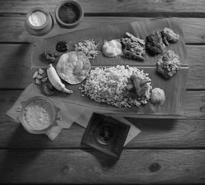 Kerala Meals With Payasam And fish fry