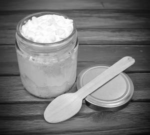 Choco vanilla jar cake