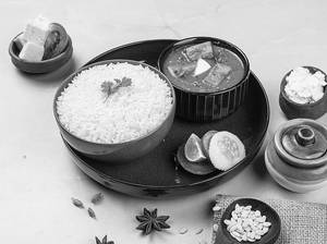 Butter Paneer With Rice