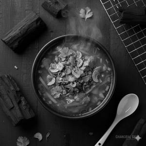 Burnt garlic soup [veg]