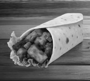 Paneer tikka roll