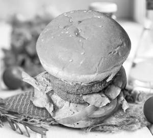 Double patty chicken burger [1pieces]