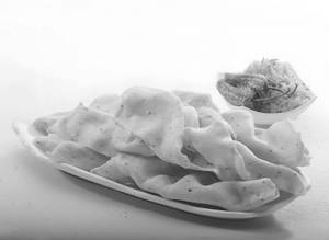 Fafda Gathiya Without Papaya Chutney