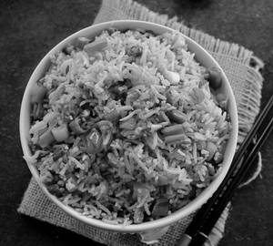 Nonveg Burnt Garlic Fried Rice