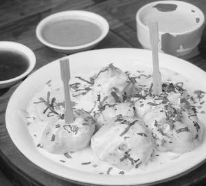 Veg Fried Afghani Momos