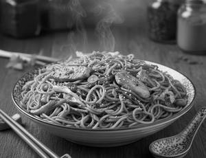 Chicken Schezwan Pepper Noodle