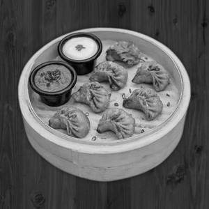 Chicken cheese momos