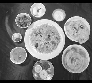 Egg Special Polaw Thali