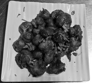 Golden Fried Schezwan Mushroom