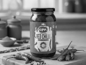 Red Chilli Stuffed Pickle (400g)